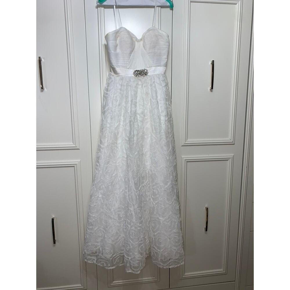 Simply Liliana White Strapless Wedding Dress